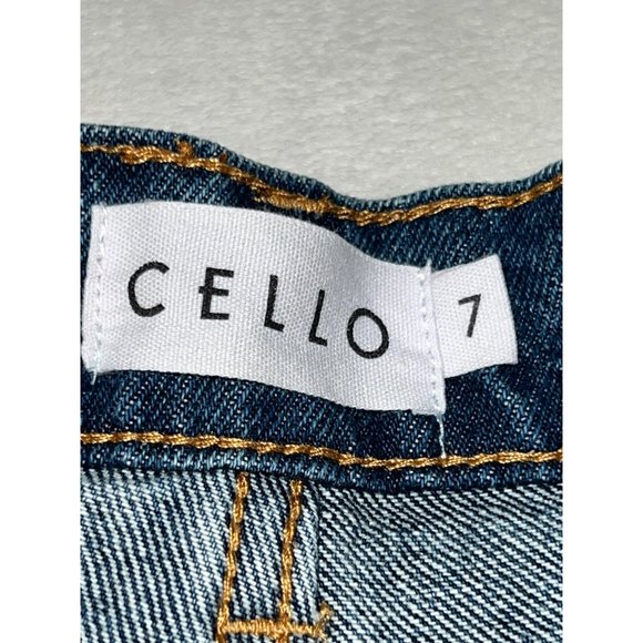 Cello High Rise Dad Fit Front Split Jeans Size 7 - Picture 7 of 10